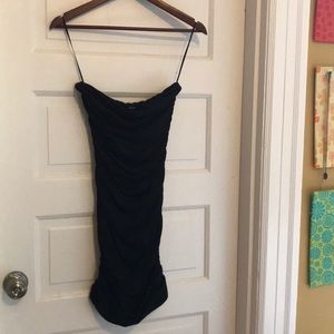 Express black mini tube dress